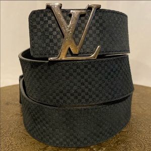 Louis Vuitton Initales M6875 Belt in Black 95mm